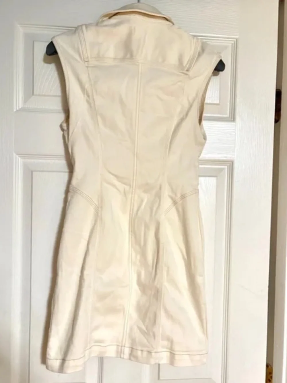 Anthropologie Pilcro Seamed Button-Front Denim Mini Dress - Picture 7 of 7